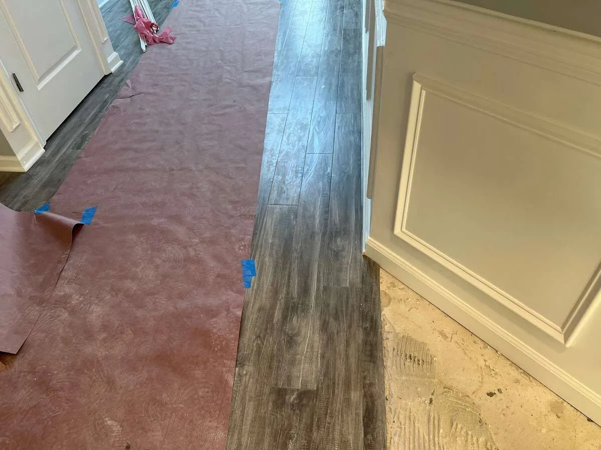 Completed marble shower restoration in Northbrook